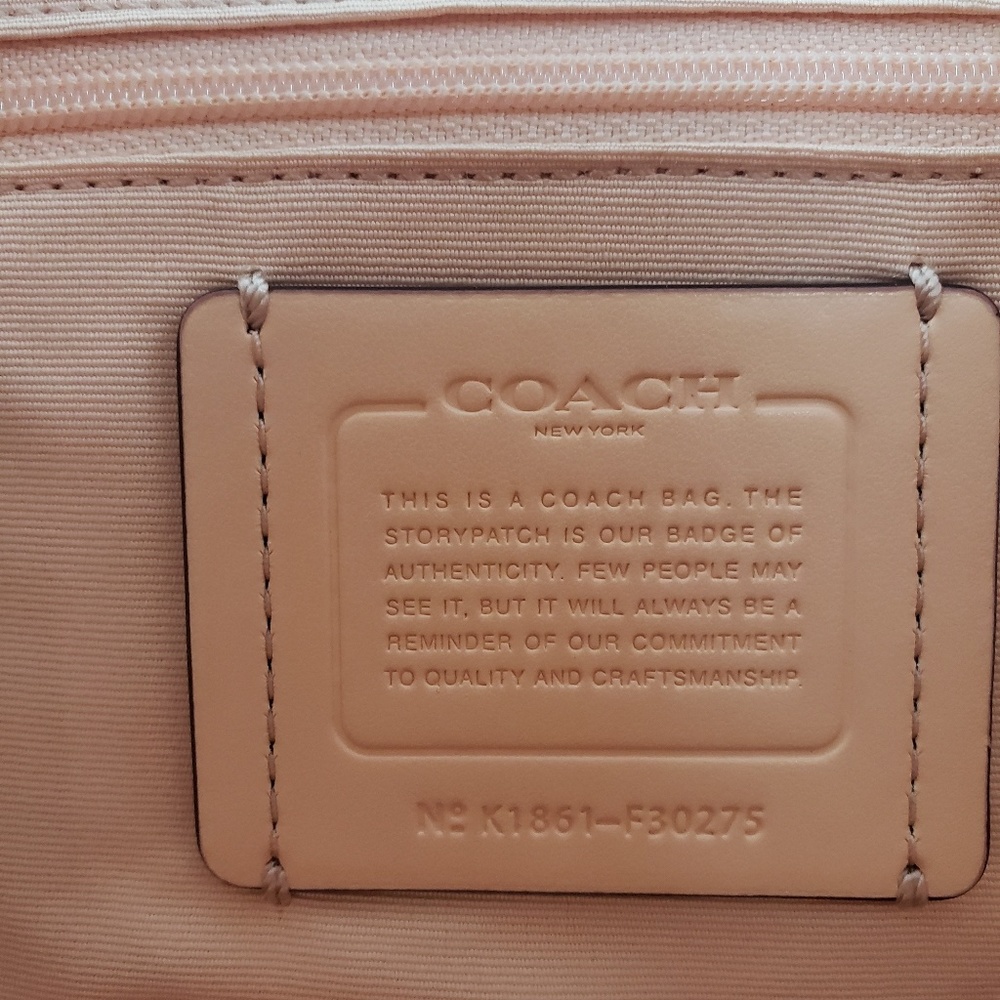 Coach |Billie Backpack In Signature Jacquard- Pink - Picture 5 of 8